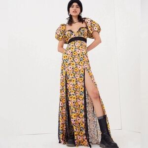 NWT For Love & Lemons Sylvia Maxi Dress
